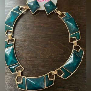 Never worn earring and necklace set